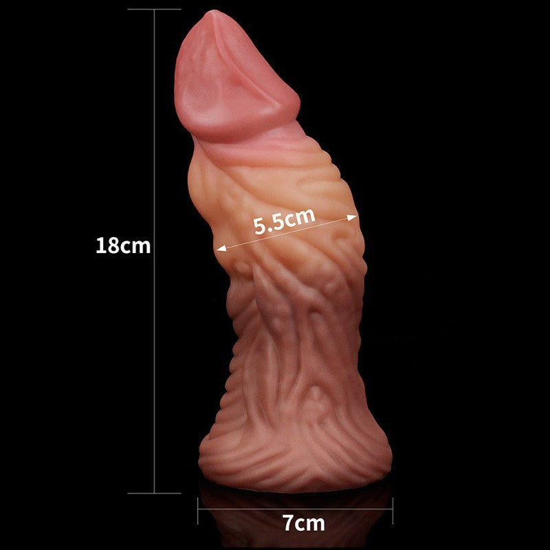 Dildo Bizarre 18 cm Silicone Platinum 7
