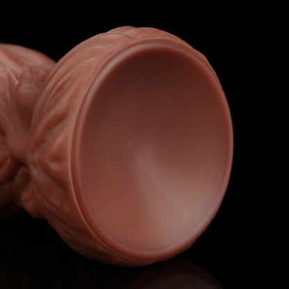 Dildo Bizarre 24 cm Silicone Platinum 9,5