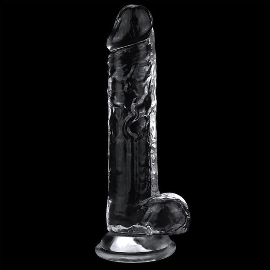 Dildo Trasparente 19 cm Jelly Clear 7.5