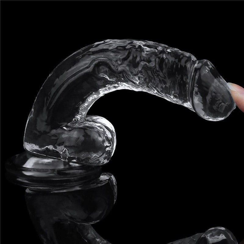 Dildo Trasparente 19 cm Jelly Clear 7.5