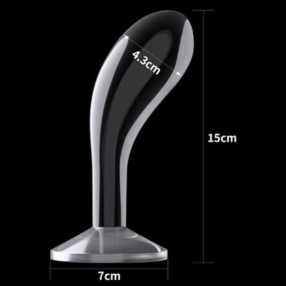 Plug Anale Trasparente 15 cm Flawless 6