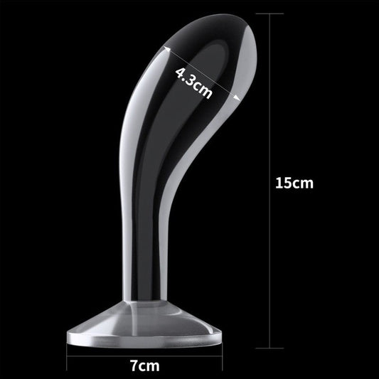 Plug Anale Trasparente 15 cm Flawless 6