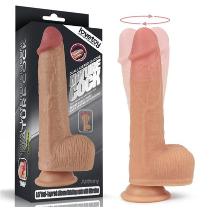Vibratore Rotante Riscaldante 21 cm Anthony