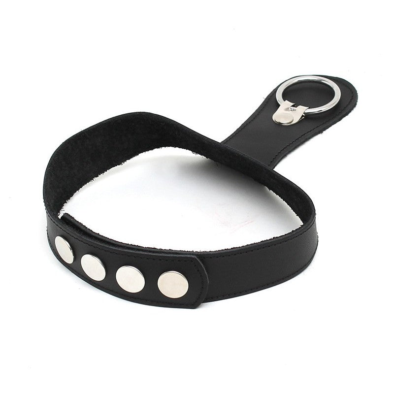 Collare Bdsm con Anello Acciaio