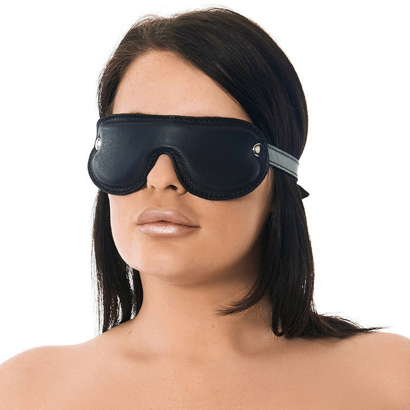 Maschera Bdsm Oscurante Vera Pelle