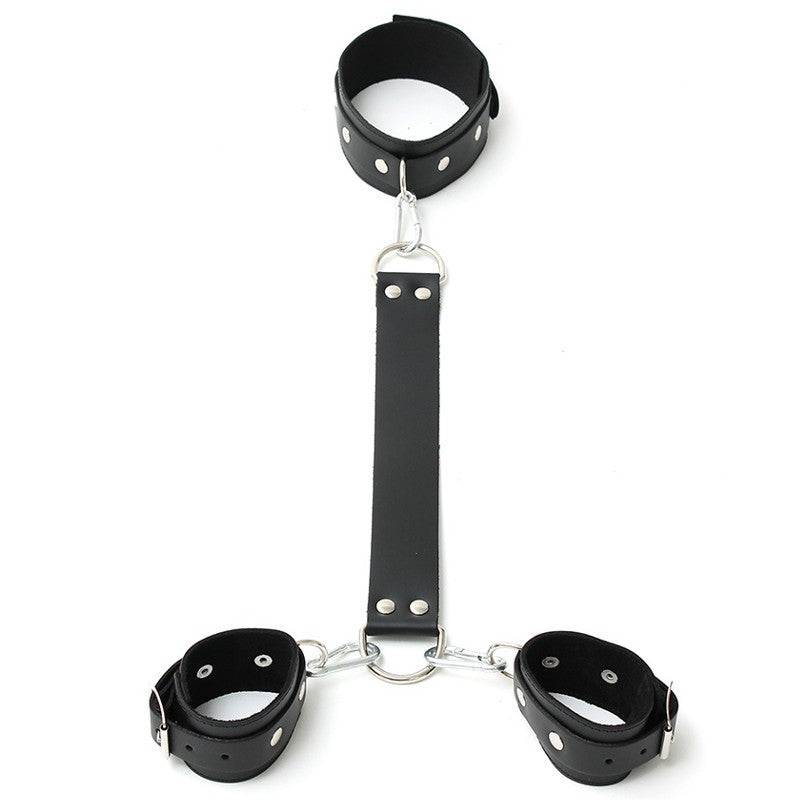 Costrittore Bondage Collare con Manette