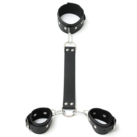 Costrittore Bondage Collare con Manette