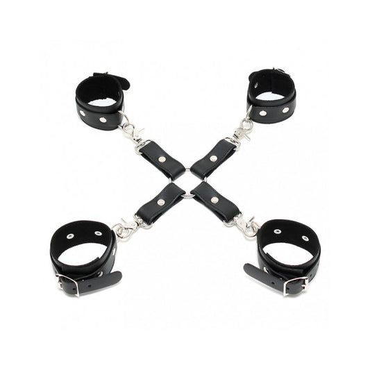 Hogtie Sadomaso con Manette e Cavigliere
