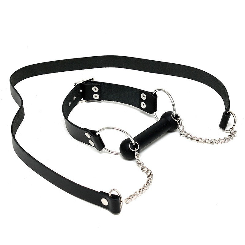 Ball Gag con Guinzaglio Bdsm