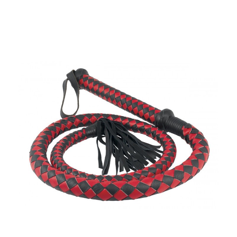 Frusta Sadomaso Domatore 170 cm Rossa
