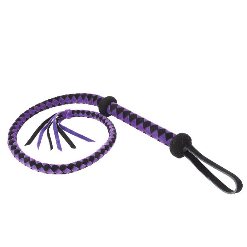 Frusta Sadomaso Domatore Pelle 110 cm