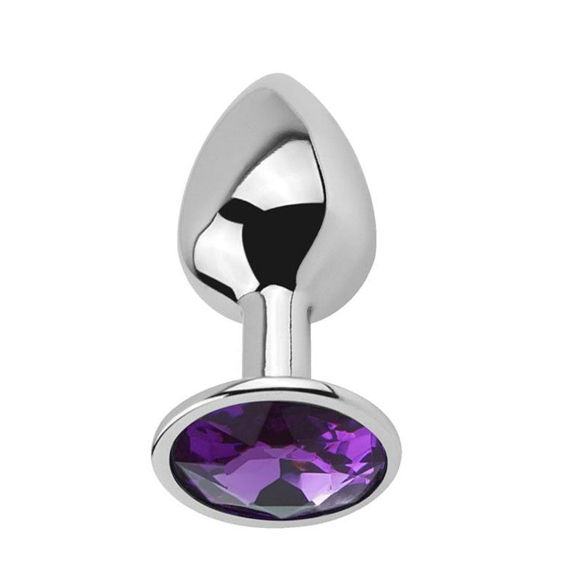 Gioiello Anale Viola L 9 cm