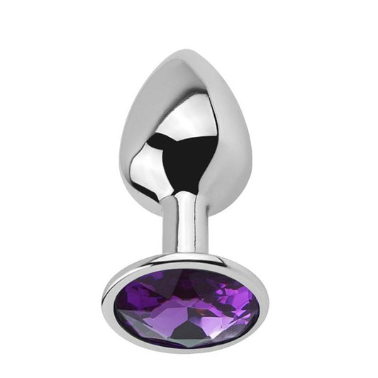 Gioiello Anale Viola L 9 cm