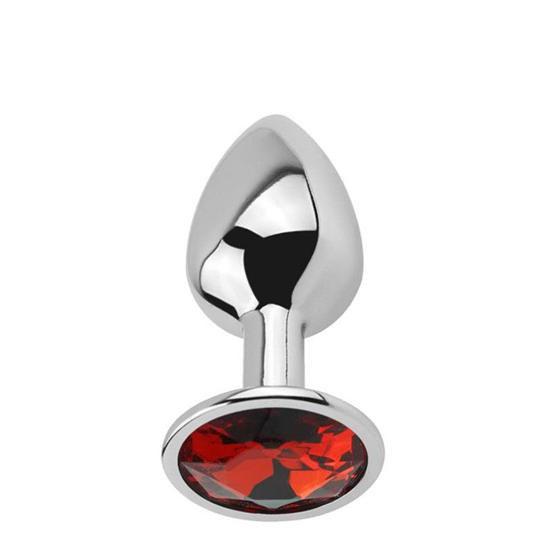 Gioiello Anale Rosso M 8 cm Rubby