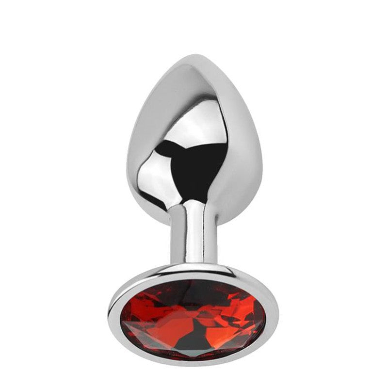 Gioiello Anale Rosso L 9 cm Rubby