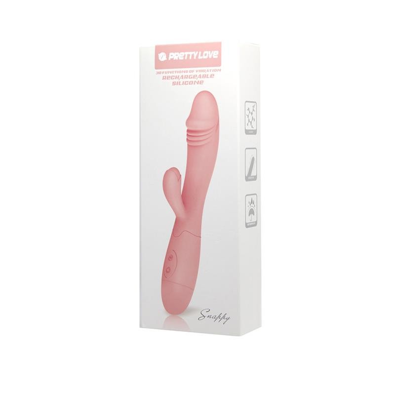 Vibratore Rabbit Ricaricabile 19 cm Snappy