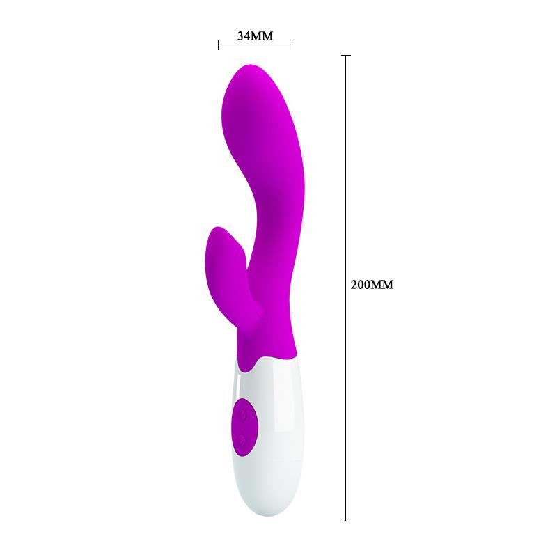 Vibratore Rabbit 20 cm Brighty