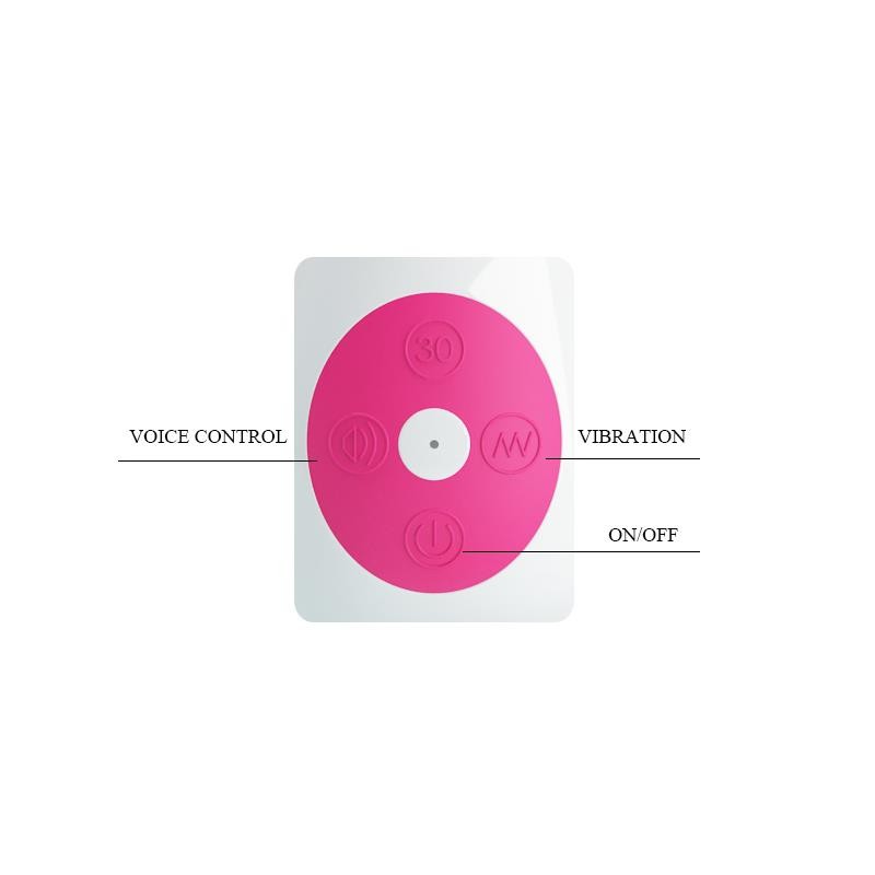 Vibratore Controllo Vocale 19 cm Gene