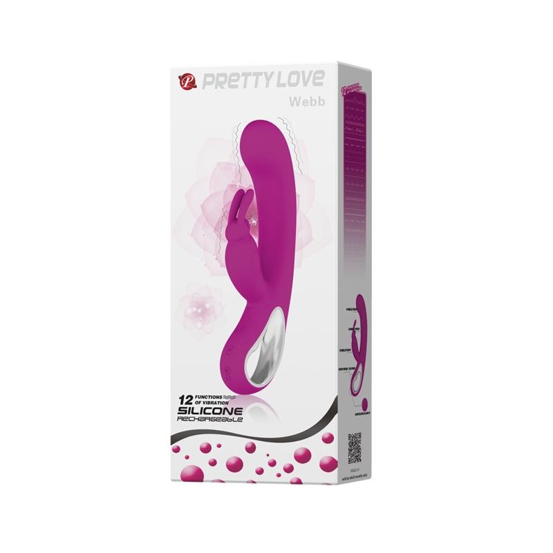 Vibratore Rabbit 21 cm Webb