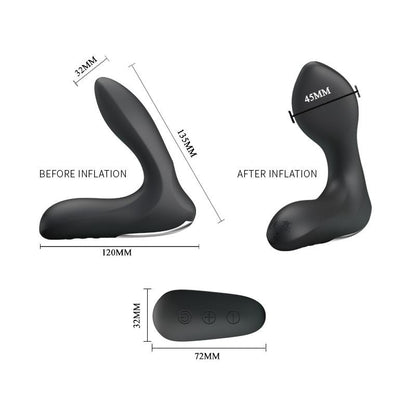 Vibratore Prostatico Gonfiabile Wireless Leonard