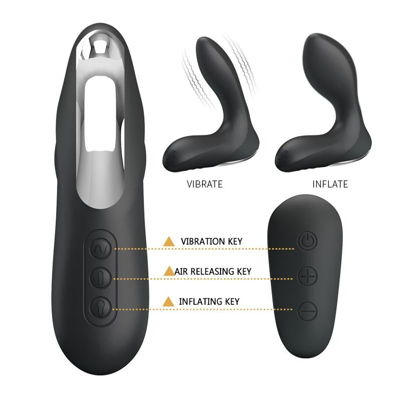 Vibratore Prostatico Gonfiabile Wireless Leonard