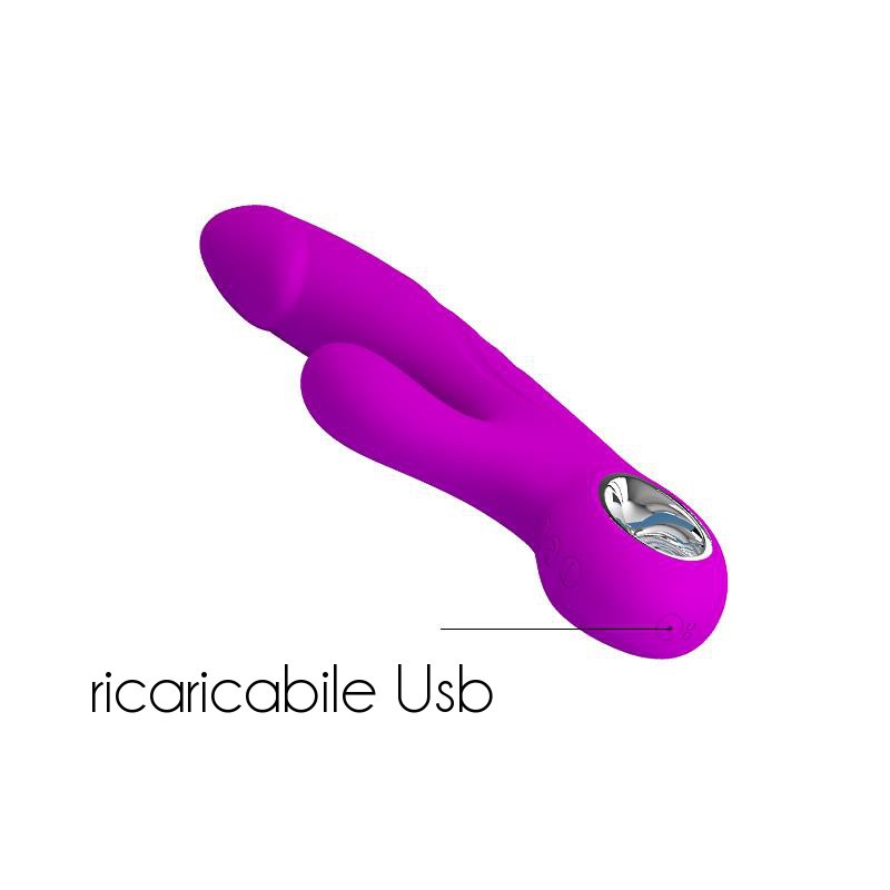 Vibratore Rabbit 19 cm Usb Gordon