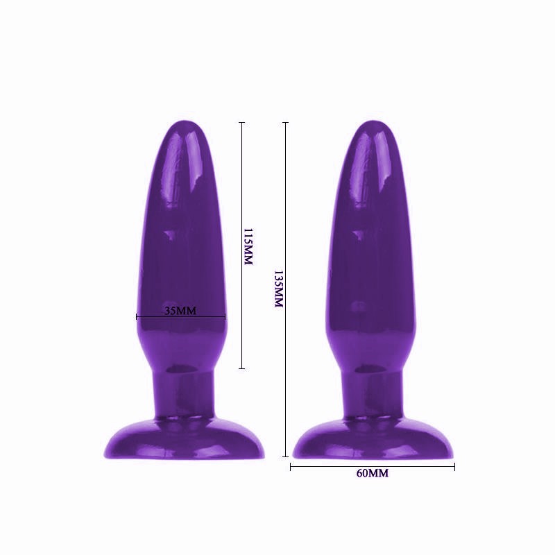 Plug Anale Morbido 13 cm Viola