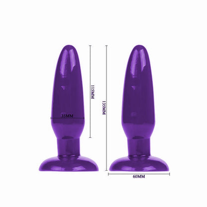 Plug Anale Morbido 13 cm Viola