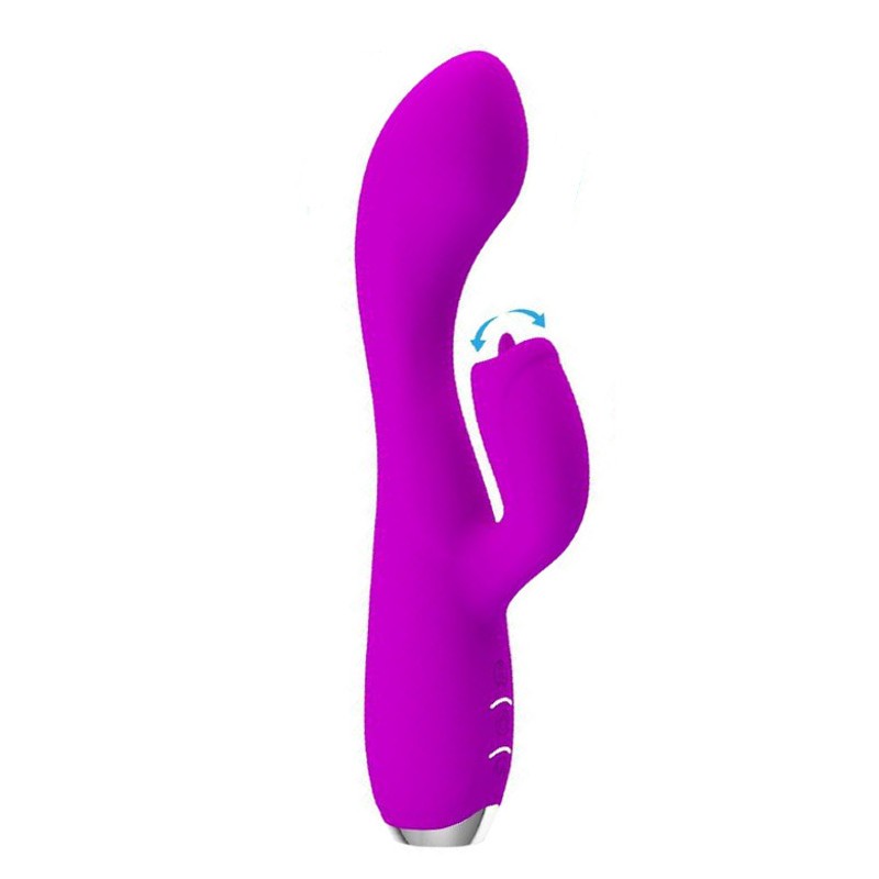 Vibratore con Lingua Vibrante 19 cm Gloria