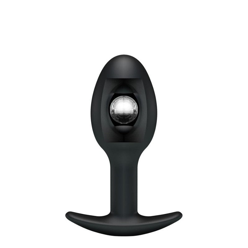Plug Anale con Sfera Interna 8 cm