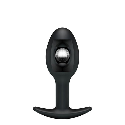Plug Anale con Sfera Interna 8 cm
