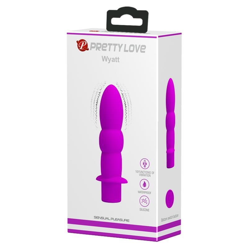 Dildo Anale Vibrante Silicone 11 cm Wyatt