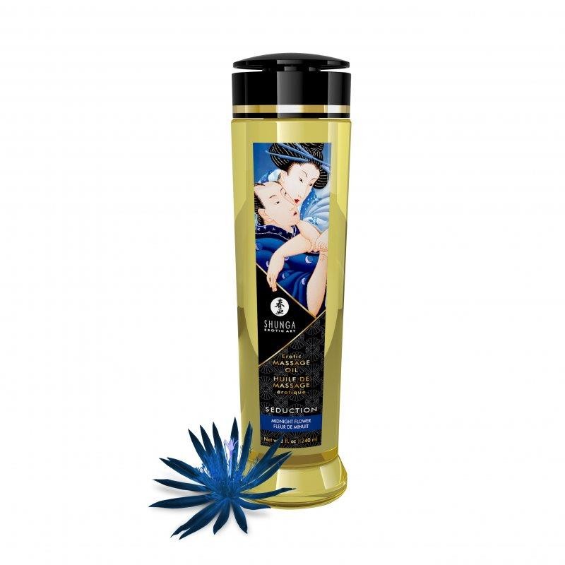 Olio per Massaggi Fiore di Mezzanotte Shunga 240 ml