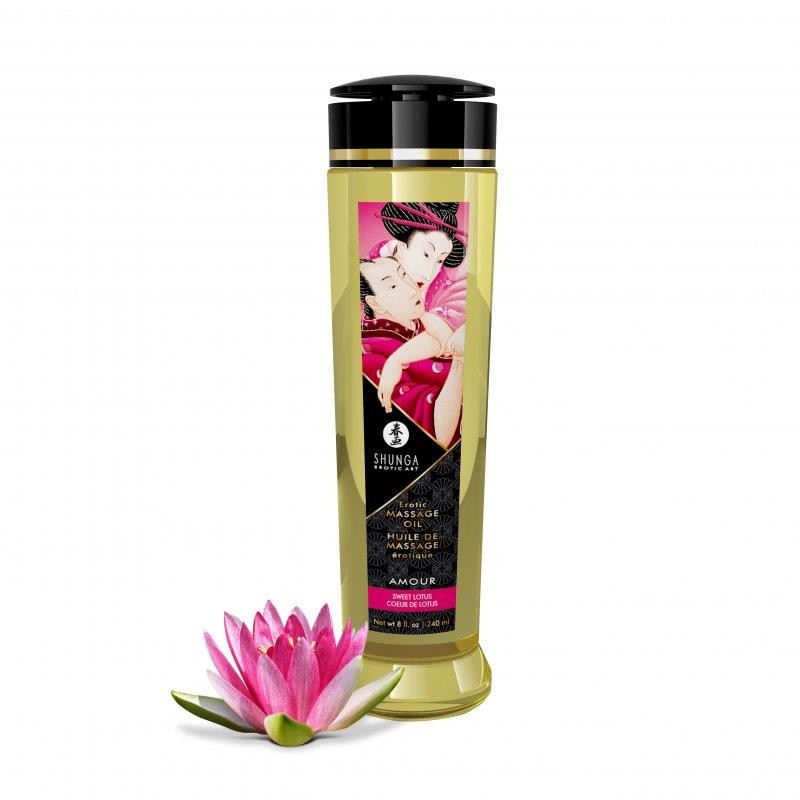 Olio per Massaggi Fiore di Loto Shunga 240 ml