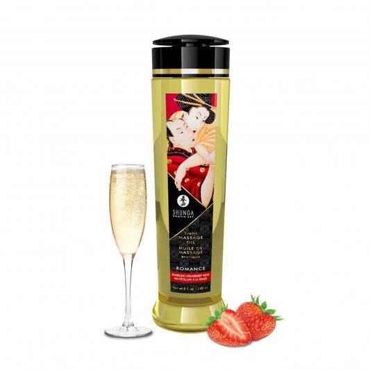Olio per Massaggi Fragola e Champagne Shunga 240 ml