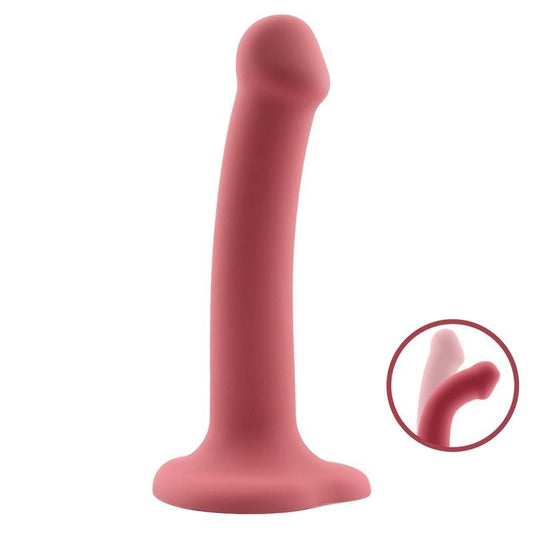 Dildo per Strapon Flessibile L 19 cm