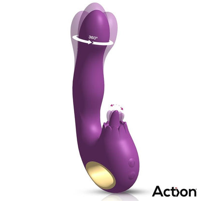 Vibratore Rabbit Rotante 21 cm Toka
