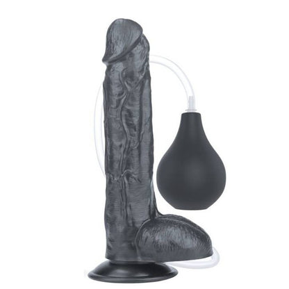 Dildo Eiaculante 25 cm Nero Squirting 10
