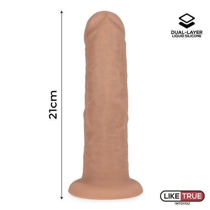 Dildo Realistico Silicone Liquido 21 cm
