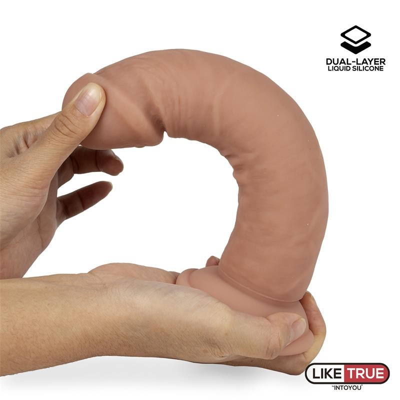 Dildo Realistico Silicone Liquido 21 cm