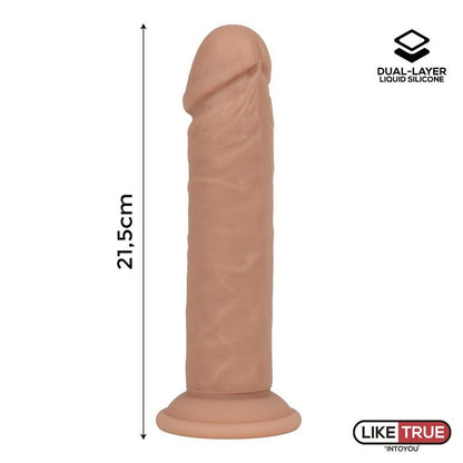 Dildo Realistico Silicone Liquido 21 cm