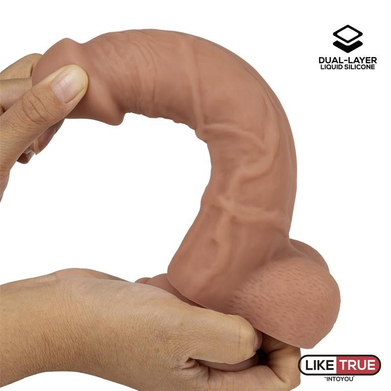 Dildo Realistico Silicone Liquido 20 cm