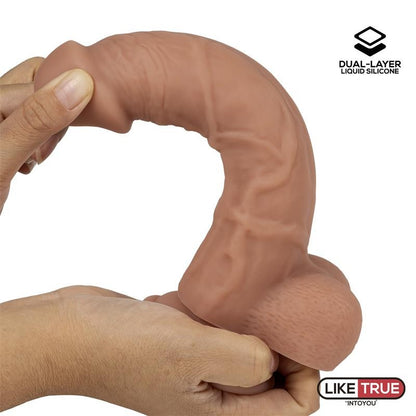 Dildo Realistico Silicone Liquido 20 cm
