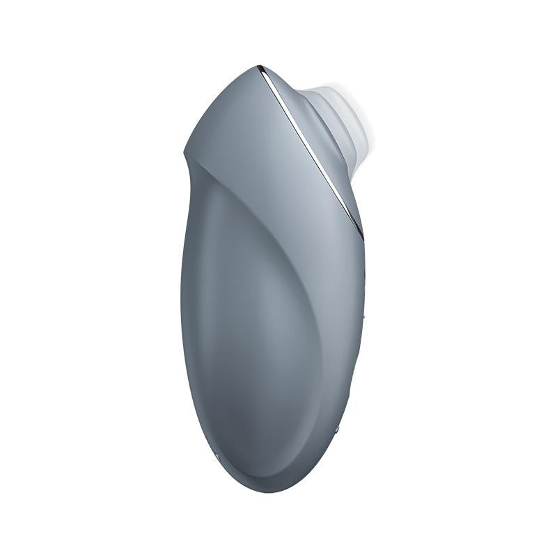 Vibratore e Pulsatore Satisfyer Tap e Climax Grigio