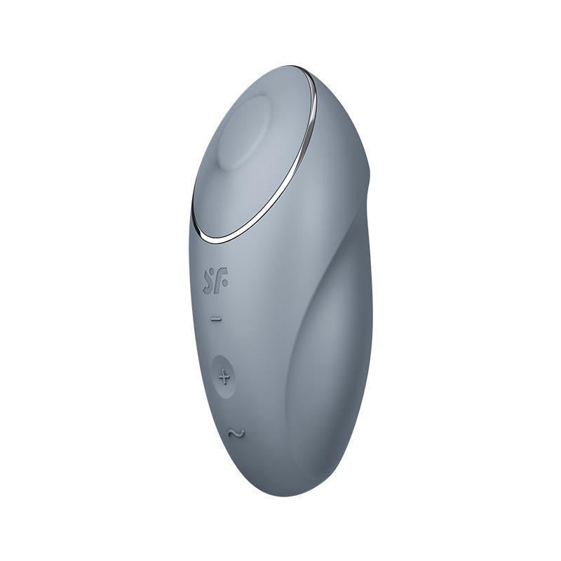 Vibratore e Pulsatore Satisfyer Tap e Climax Grigio