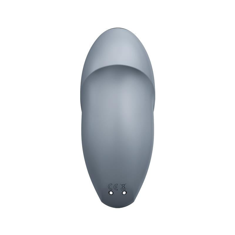 Vibratore e Pulsatore Satisfyer Tap e Climax Grigio