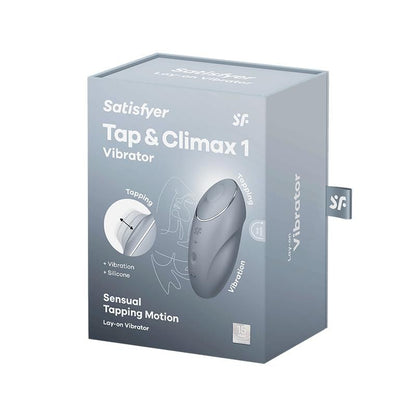 Vibratore e Pulsatore Satisfyer Tap e Climax Grigio