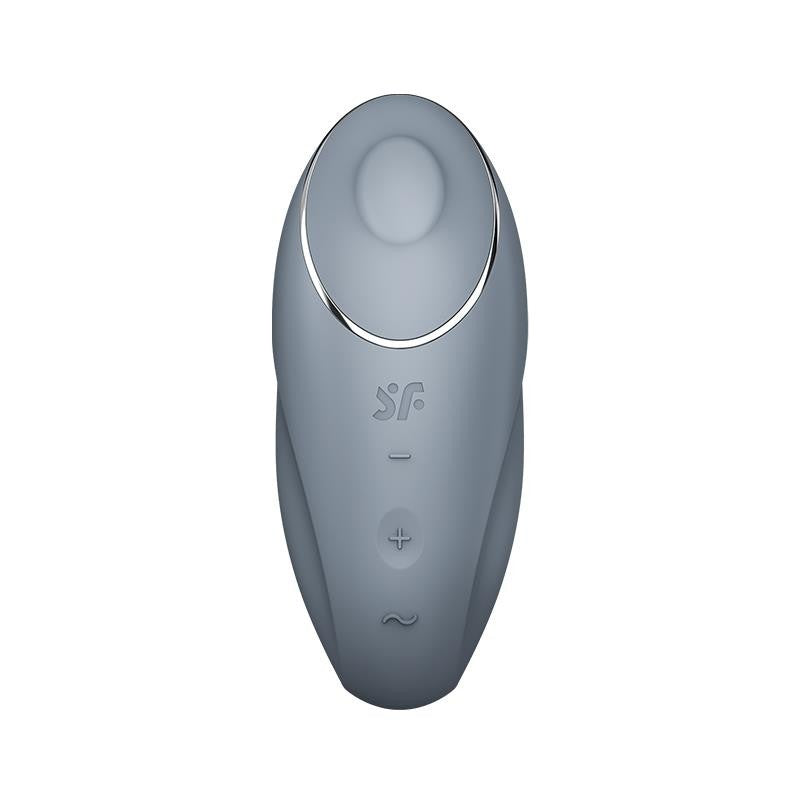 Vibratore e Pulsatore Satisfyer Tap e Climax Grigio
