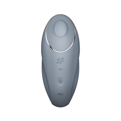 Vibratore e Pulsatore Satisfyer Tap e Climax Grigio