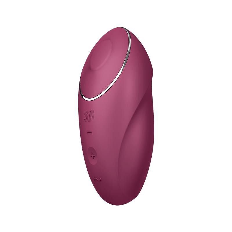 Vibratore e Pulsatore Satisfyer Tap e Climax Rosso